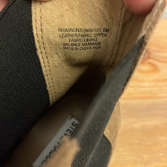 STEVE MADDEN RHIANNON Suede Leather Bootie - Size 8 - Picture 7 of 12